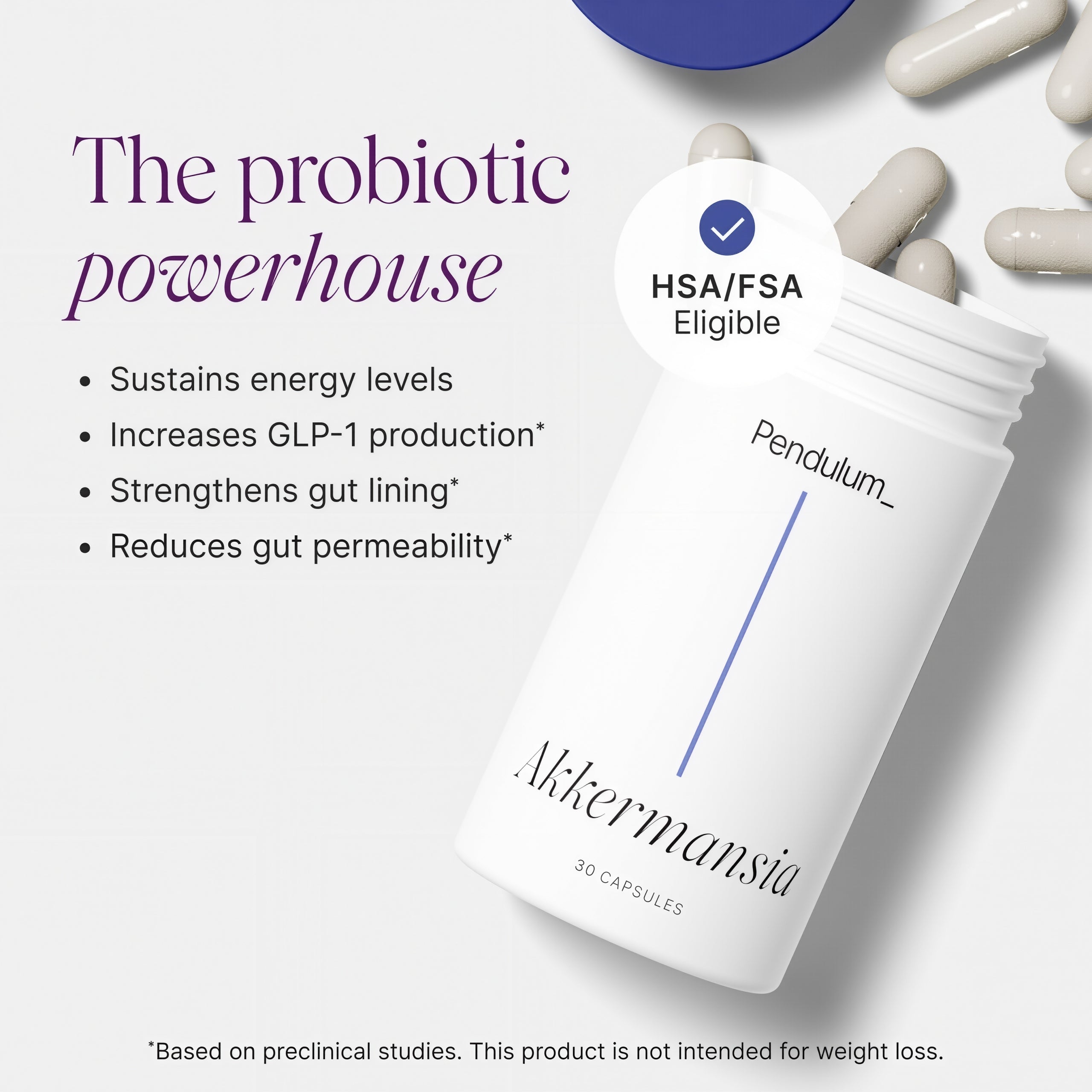Pendulum Akkermansia & Metabolic Daily Bundle Supports Metabolism